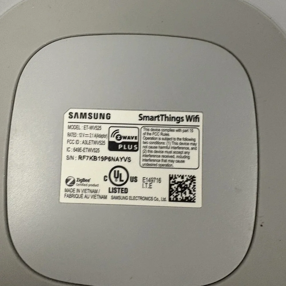Lot of Two (2) ET-WV525 Samsung SmartThings Wi-Fi Mesh Routers (Tested)